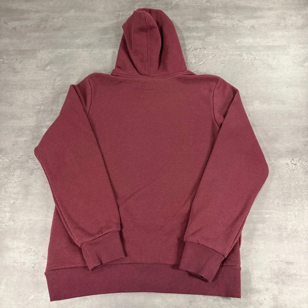 Converse Hoodie Kids XL Burgundy Maroon‎ Chuck Taylor All Star Graphic Pullover
